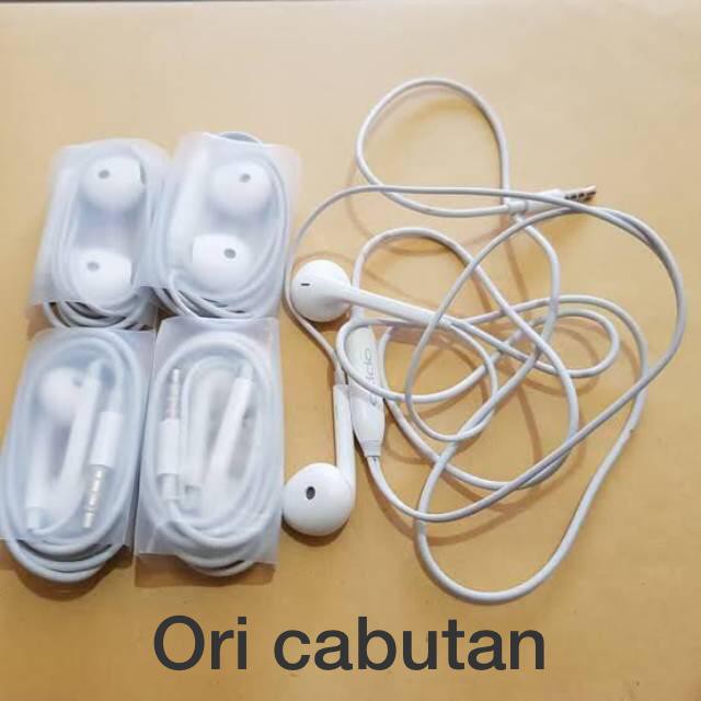 Handsfree Headset Hf earphone ori cabutan oppo a3s a5s a9 a5 s53 a33 2020 f9 f7 f5 f1s neo9 BB5532