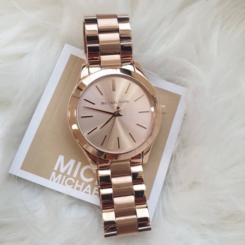 [TERLARIS - COD] MCHL KORS WATCH ROSE GOLD TYPE MK3197