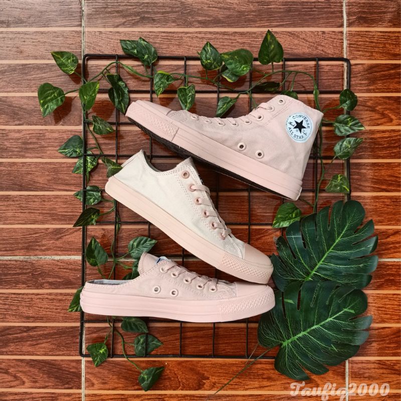 TERLARIS!! Sepatu Converse All Star Pink Full Peach