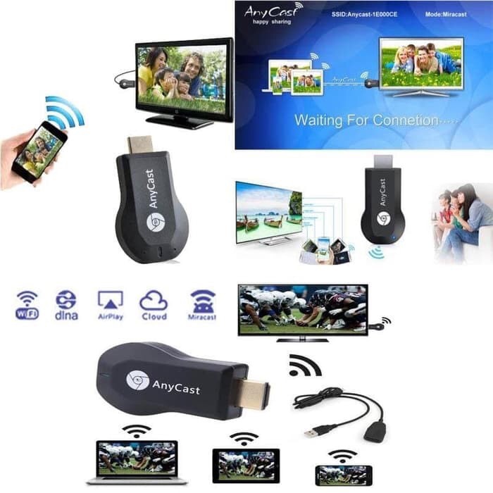 [HARGA PABRIK] ANYCAST HDMI DONGLE WIRELESS WIFI / HDMI M2 PLUS / MIRACAST / EZCAST