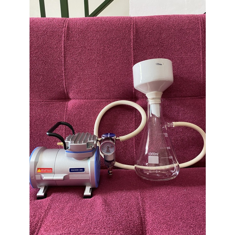 Jual Laboratory Buchner Filter Funnel 1000ml & 120mm Plus Vacuum Rocker