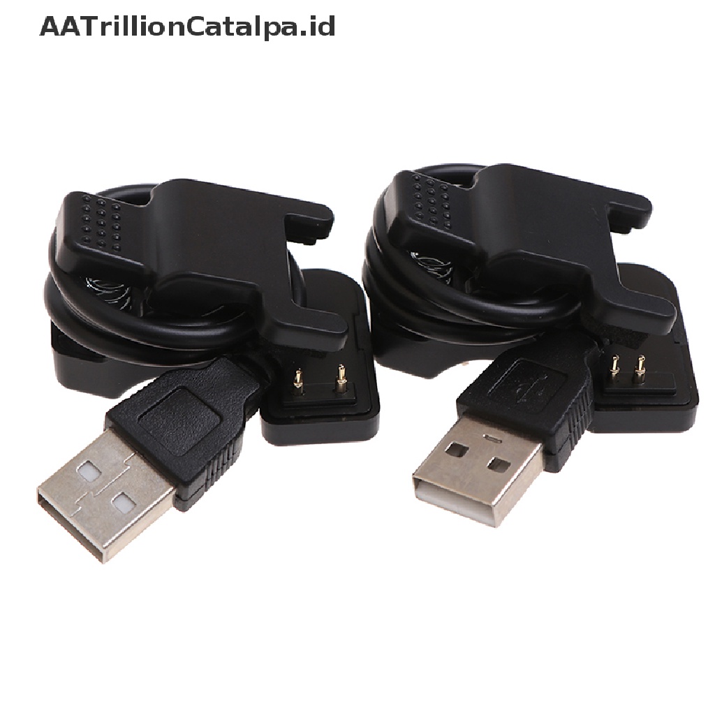 (AATrillionCatalpa) Tw64 68 Kabel Charger USB Universal Warna Hitam Untuk Smartwatch