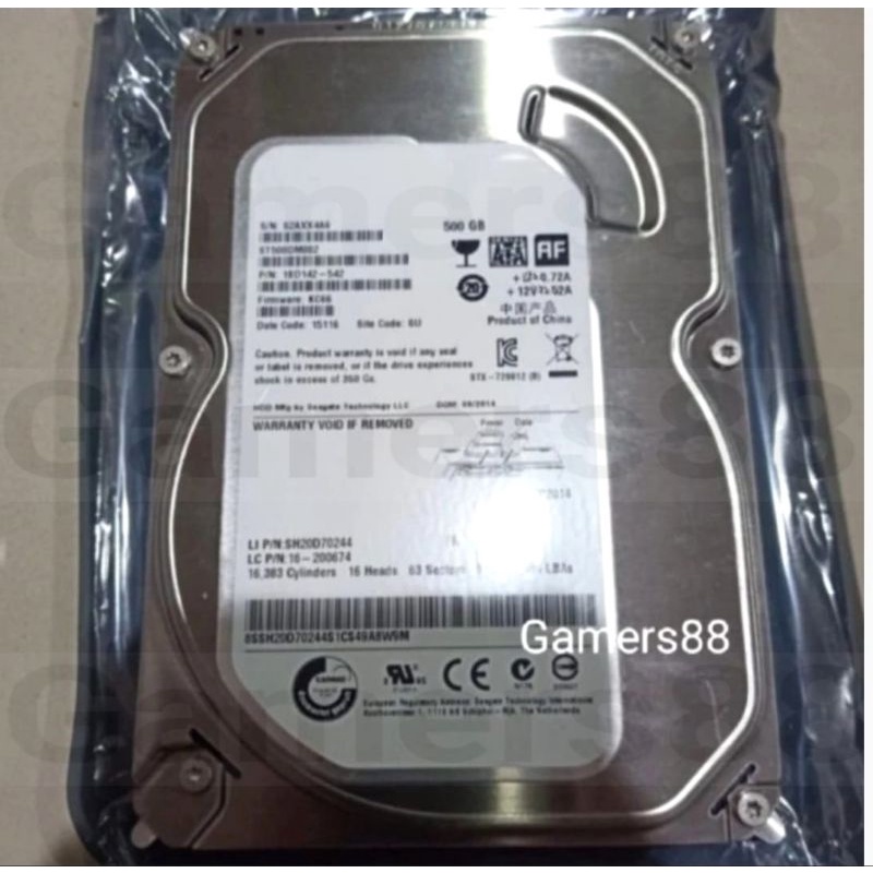 HDD 500gb Hardisk 500gb White Harddisk PC 500gb Internal 3.5&quot; type A02