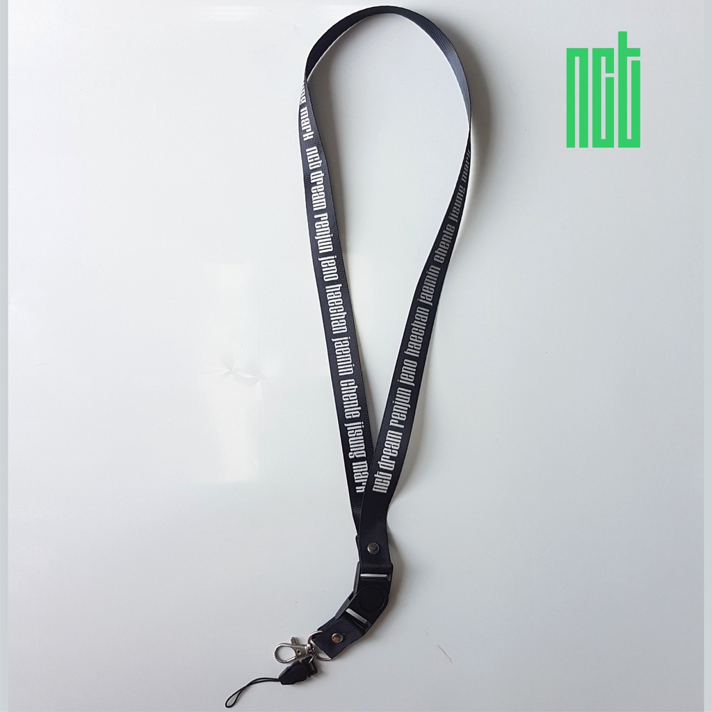 NCT DREAM LANYARD GANTUNGAN TALI LANYARD ID CARD STRAP KEYRING KEYCHAIN KPOP