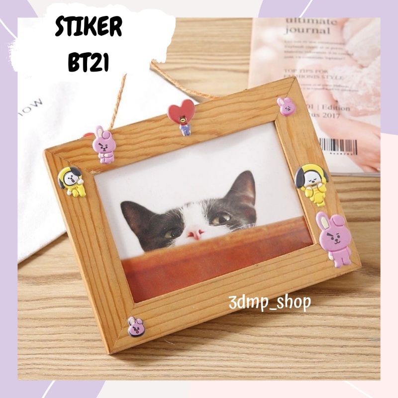 Stiker BT21 Cooky Mang Tata Van Chimmy Koya Shooky Rj