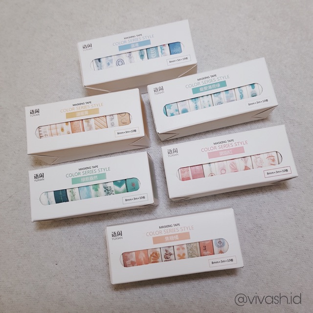 

Washi Tape Colour Series Style