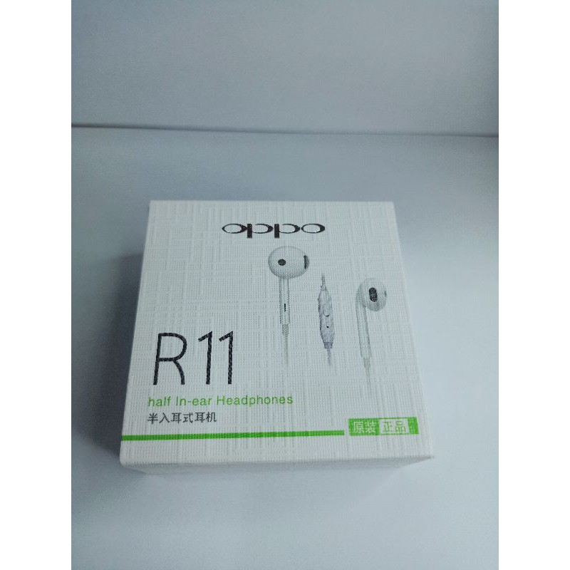 Headset Oppo R11 Stereo Bass Audio Jack 3.5mm