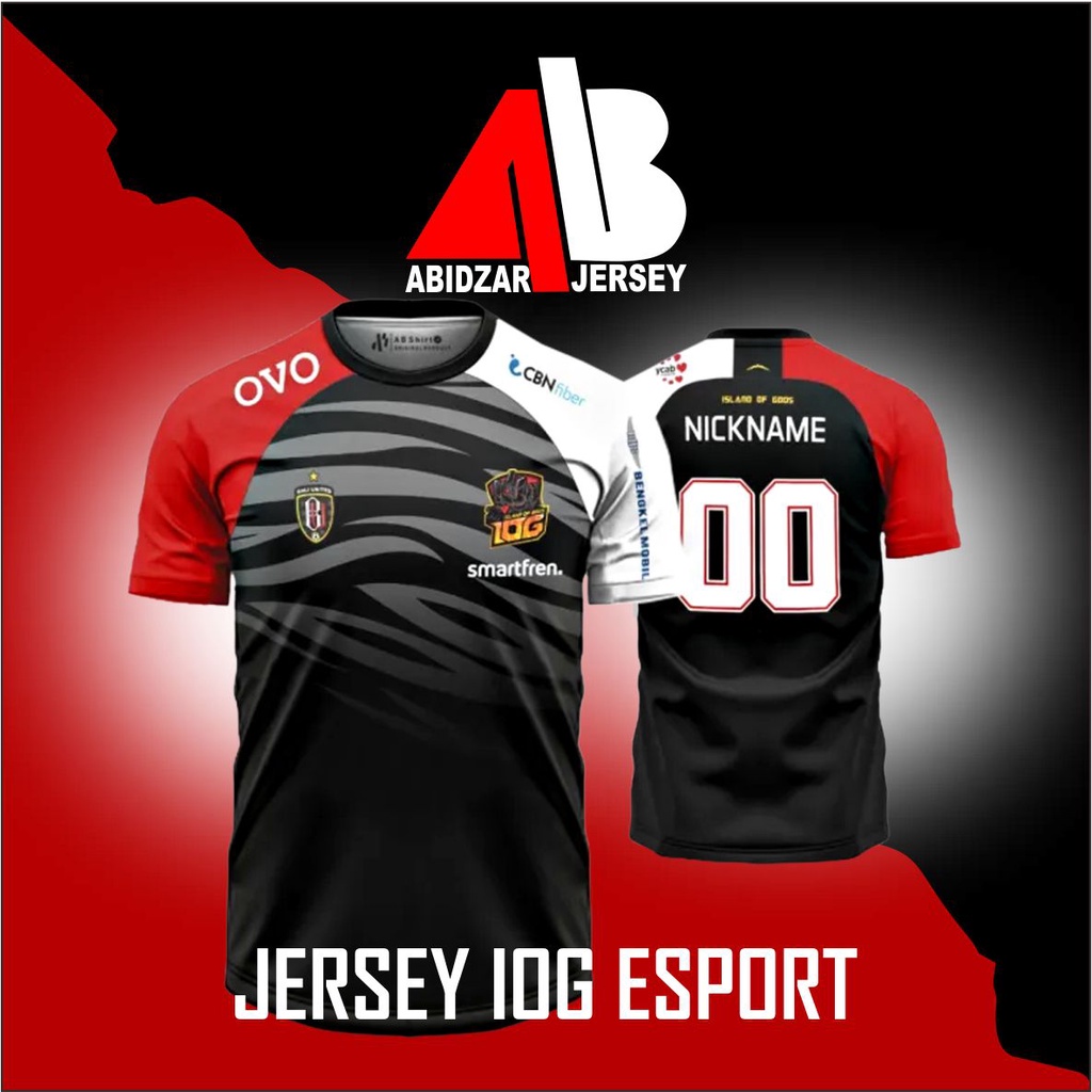 Jersey IOG Esport game Free Fire Mobile Legend PUBG CODM Dota 2 free nickname