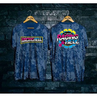 T shirts KAOS  RACING  HELL  LENGAN  PENDEK KAOS  DRIVER PROMO 