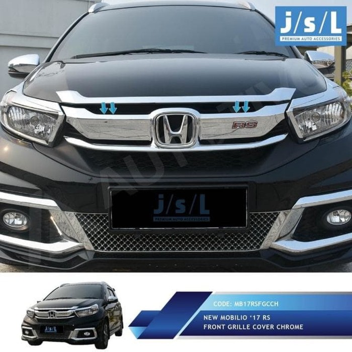 New Mobilio 2017 Grille Cover Chrome RS/Aksesoris Honda Mobilio