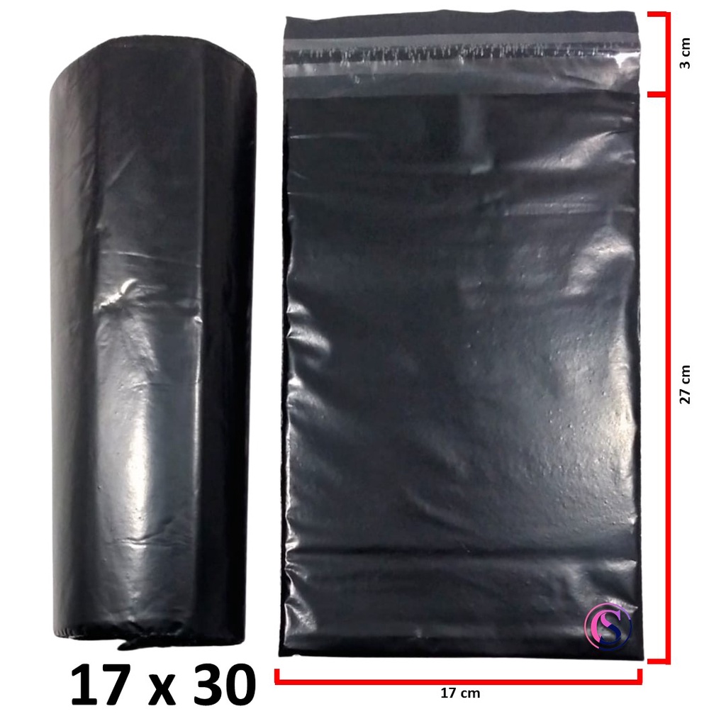 [100 lembar] Plastik polymailer / plastik packing 17x30