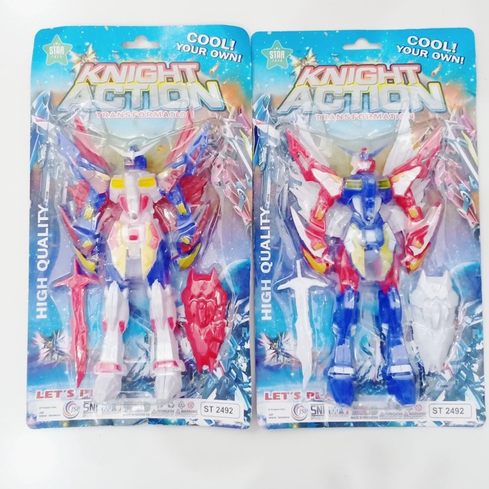 ST2492 Mainan Robot Gundam Sayap Kemasan Set press Mika ST 2492
