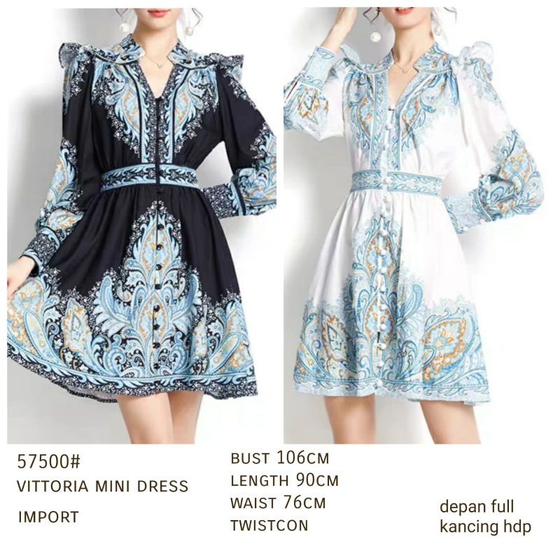 MDLV ~ 57500# Vittoria Mini Dress Premium Dress
