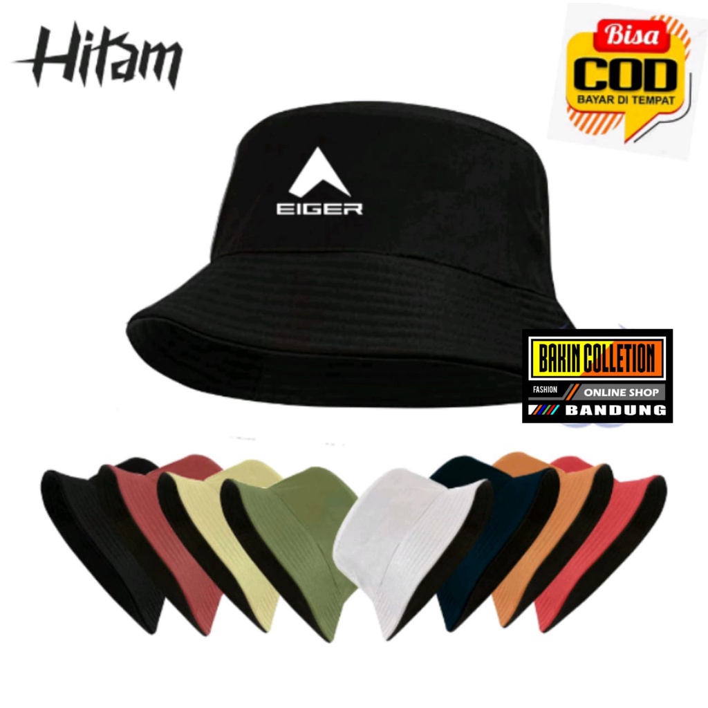 PROMO - Topi Bucket Hat Topi Bucket Pria Outdor Topi Bucket Distro Topi Ember Wanita Pria