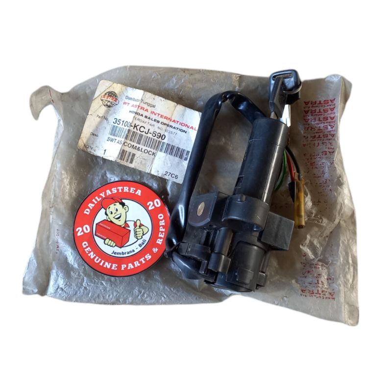 KUNCI KONTAK ONLY HONDA TIGER 2000 LAWAS LAMA ORIGINAL ORI 35100-KCJ-690