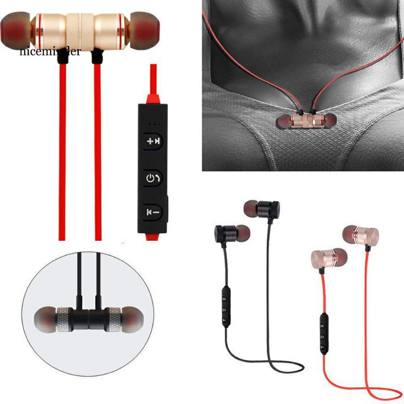 headset HANDSFREE bluetooth  sports magnet headset bass GOOD QUALITY magnet