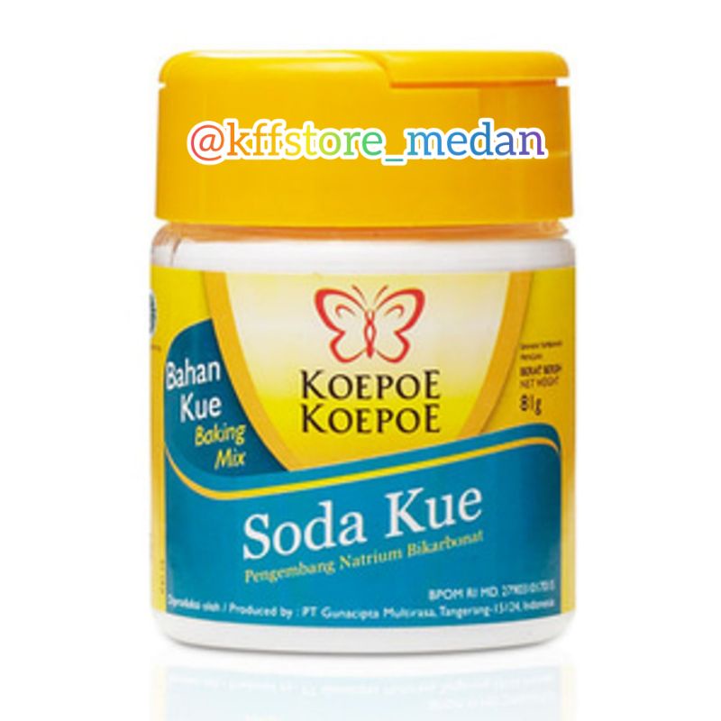 

Koepoe soda kue 81g (Pengembang Natrium Bikarbonat)