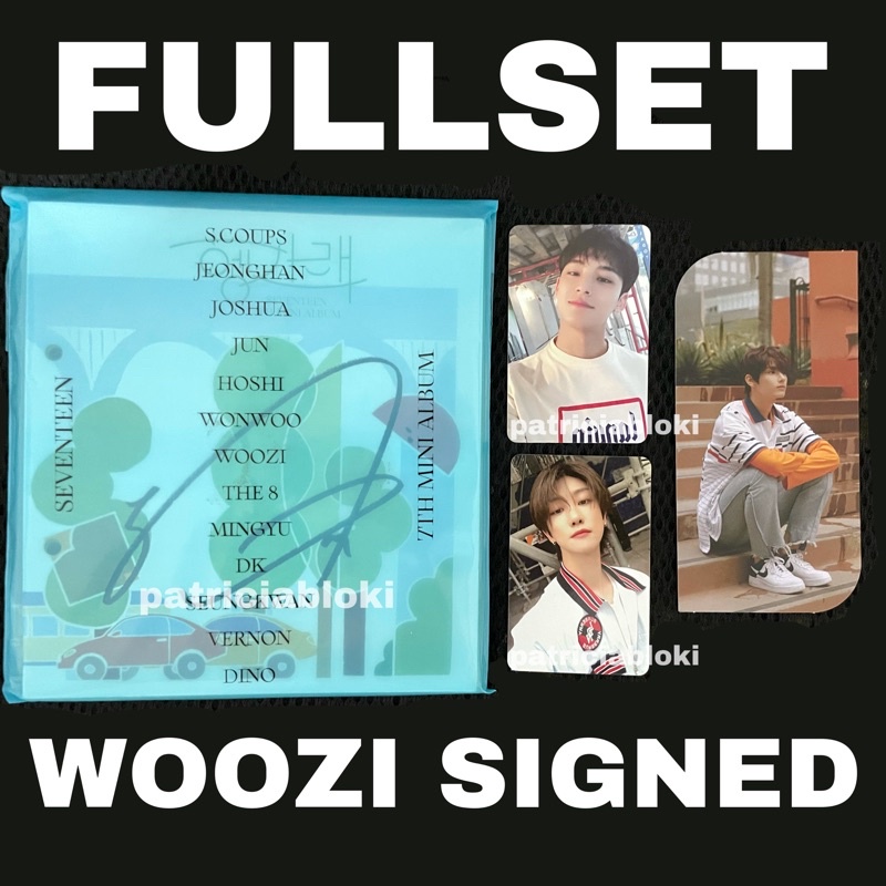 WOOZI SIGNED Album Seventeen Heng:garae Hana Ver Unsealed Pc Mingyu Sign photocard svt henggarae net