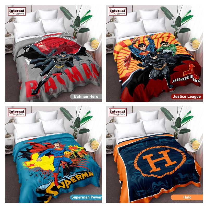 INTERNAL Selimut Anak Uk 160x200 Selimut Premium Bahan Hangat dan Lembut Anti Alergi