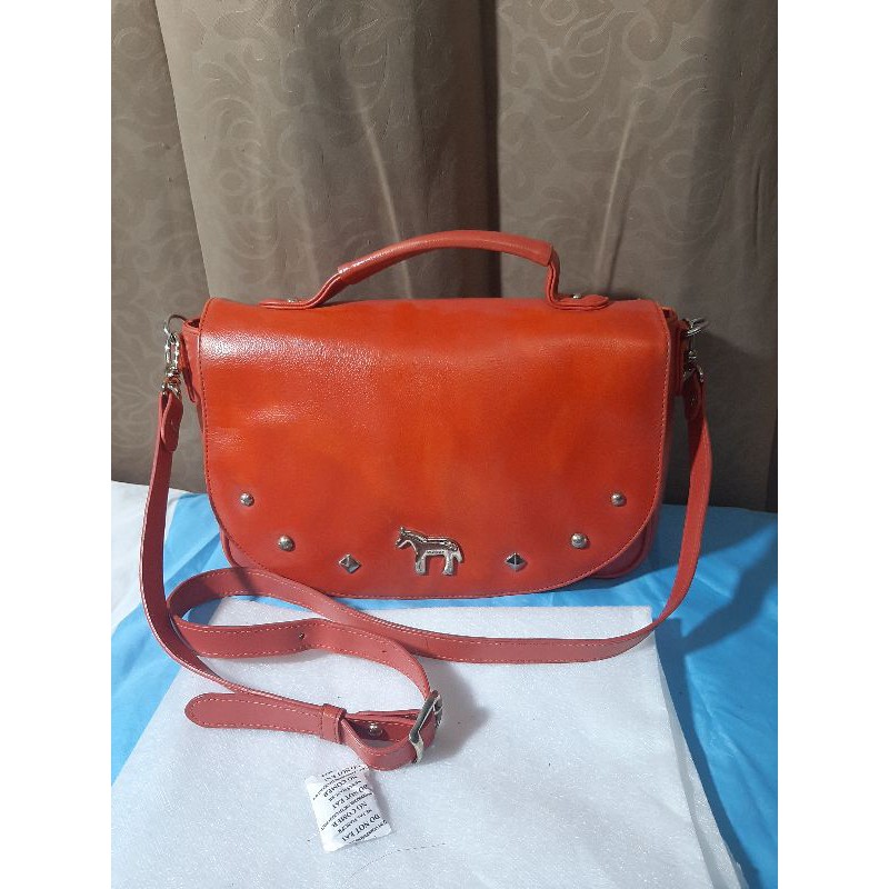 Secondhand Lapalette Brickred Slingbag