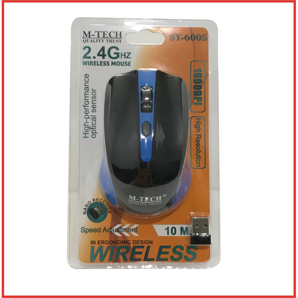 Mouse Wireless M-Tech 2.4GHZ