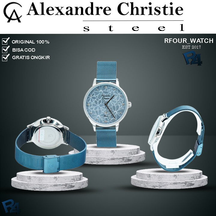 ALEXANDER CHRISTIE WANITA ORIGINAL JAM TANGAN ALEXANDRE CHRISTIE WANITA JAM ALEXANDER CRISTIE 2958 P