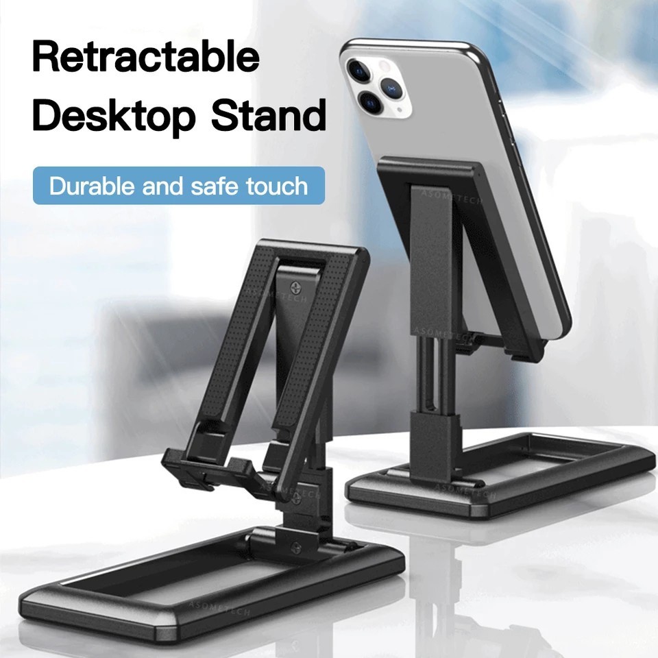 Liftable Foldable Phone Holder Stand HP Di Meja Folding Desktop