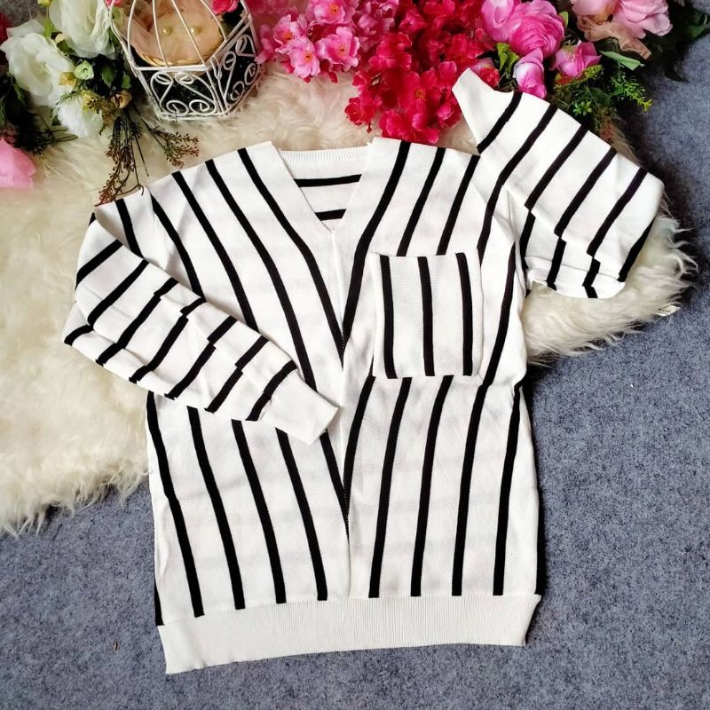 Blouse rajut wanita best seller atasan rajut wanita import hongkong
