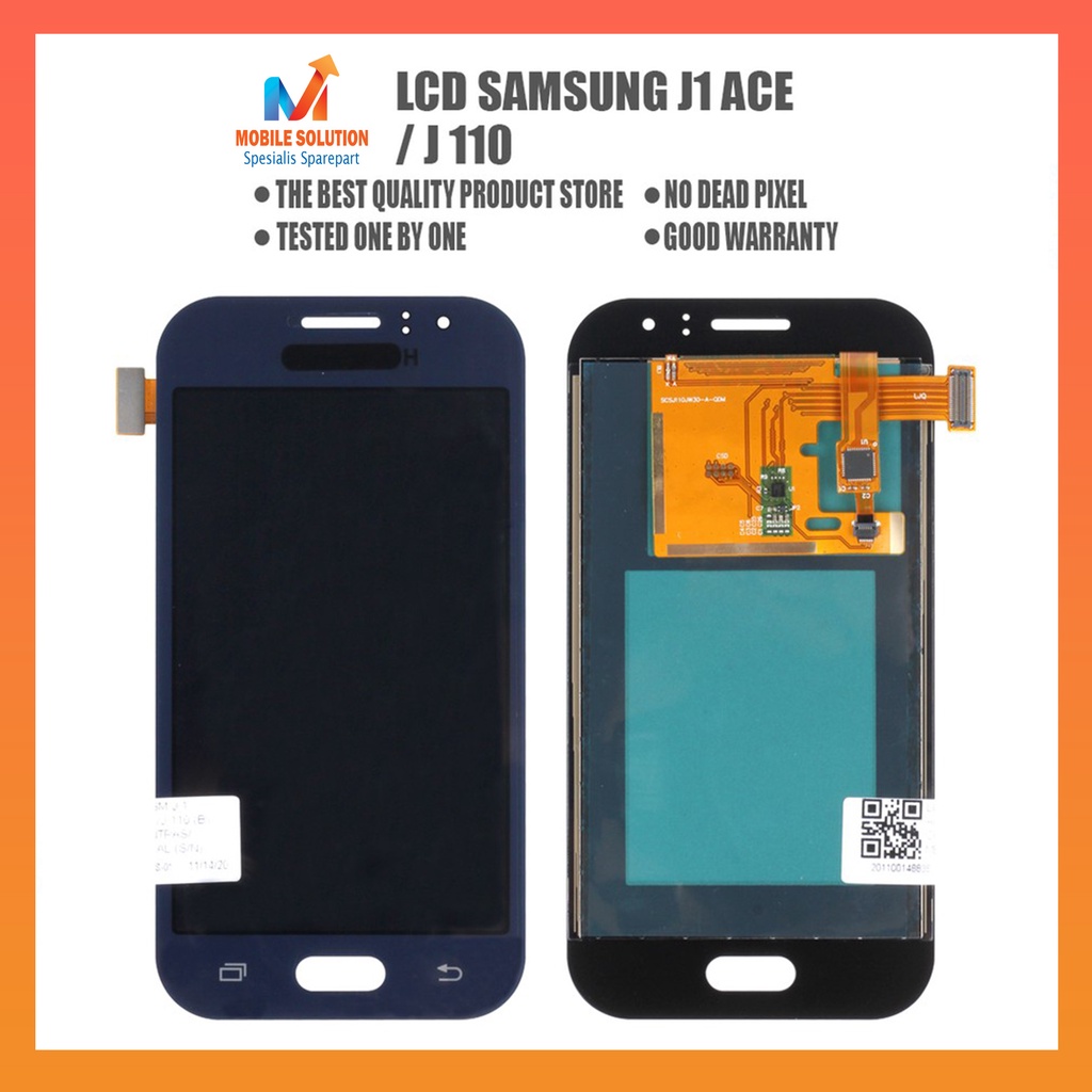 Grosier LCD Samsung J1 Ac J110 J111F 100% Fullset Garansi 1 Bulan + Packing / Bubble