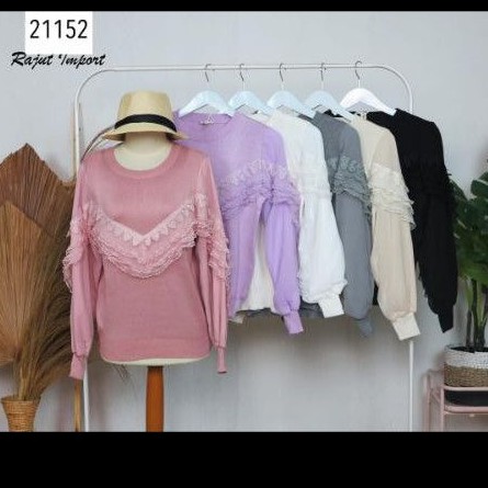 atasan rajut import 21152 vns