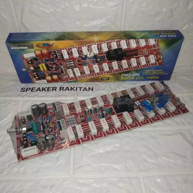 Kit Driver Power Amplifier mono SUPER OCL TEF 1500Watt DMS-699