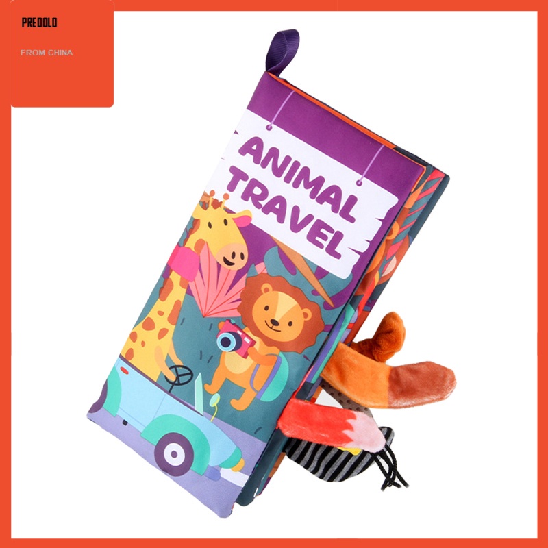 [In Stock] Baby Soft Book Animal Rustling Sound Learning Teething Toy Sea Worl