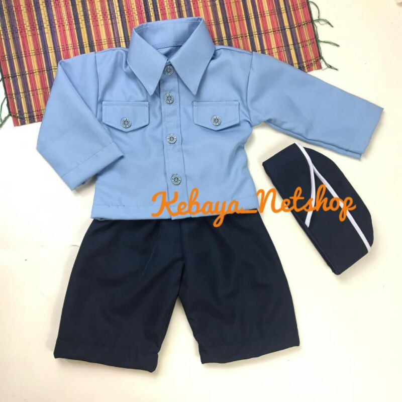 Seragam kemenkumham. Seragam kemenkumham anak. kostum newbron