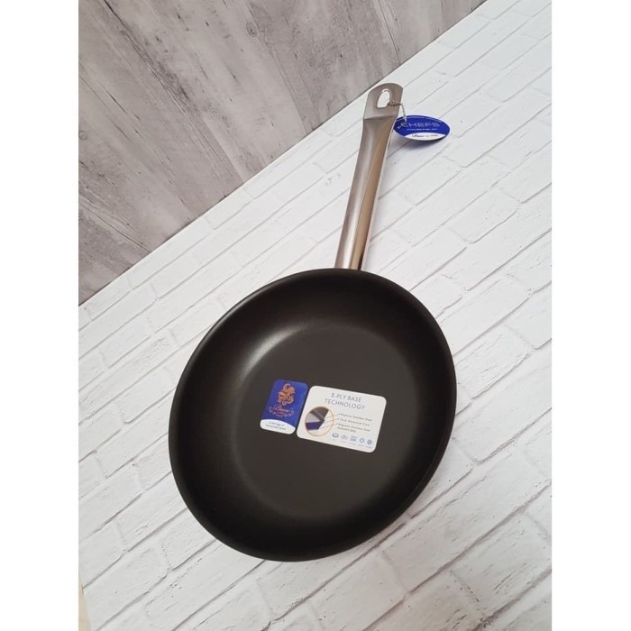 Bima Chefs Fry Pan Teflon 24 cm Non Stick Chef Fry Pan Stainless