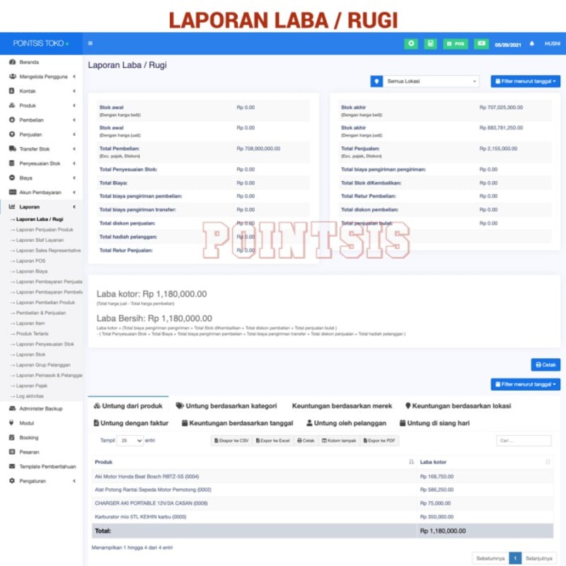 Php Source Code Aplikasi Kasir POS UltimatePOS 3.4 Laravel Web