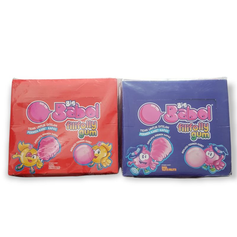 

PERMEN BIG BABOL FILIFOLLY GUM BOX ISI 12