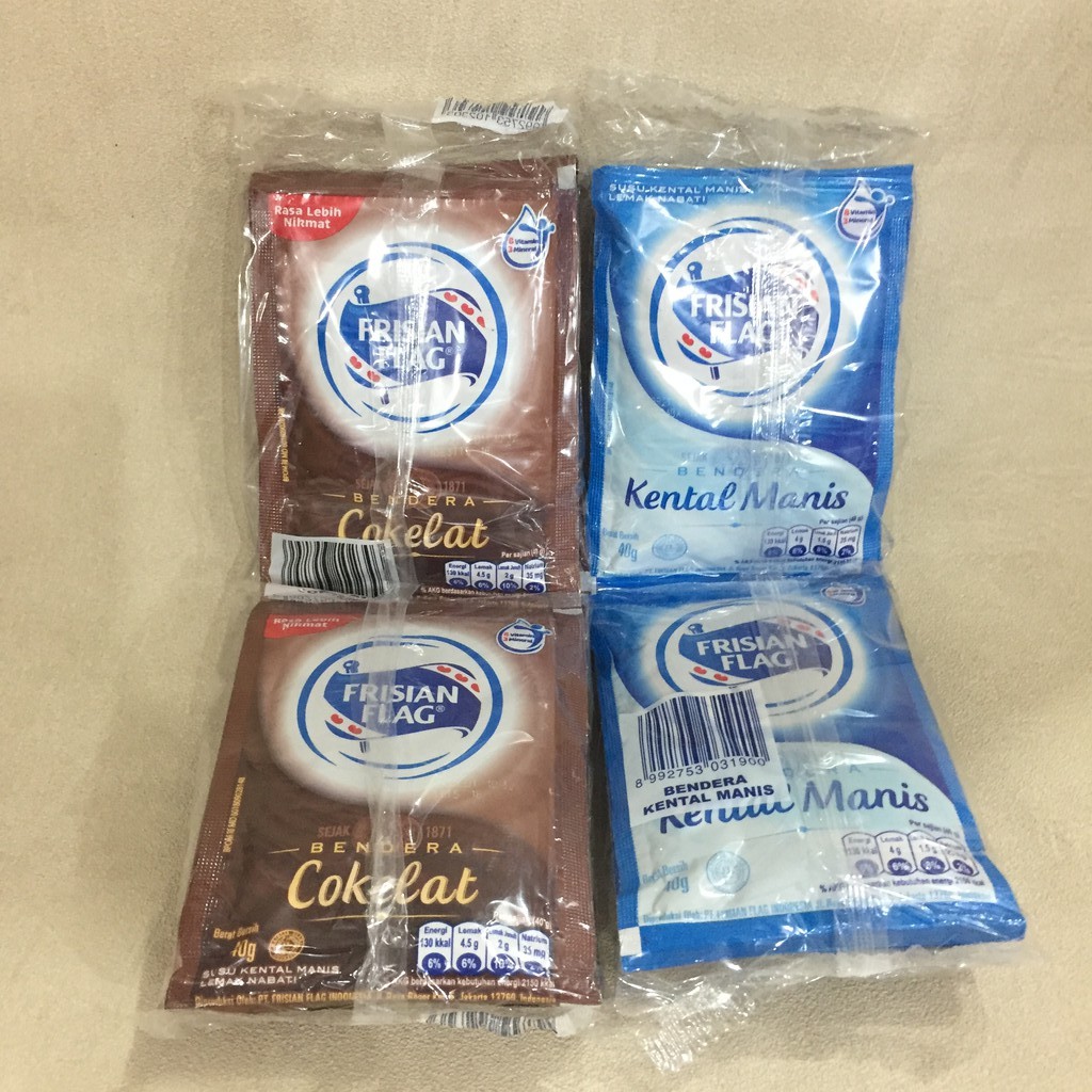 

Frisian Flag Susu Kental Manis 1pack isi 6 sachet