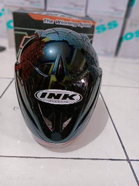 HELM INK CX25 BLAK LUBANG KUNCI FULL BOK FULL COLOUR-3