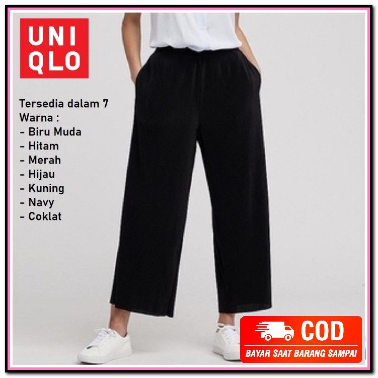 B-17 Culotte Kulot Premium Best Seller VM878 Celana Kulot Panjang Uniqlo Jumbo Wanita Rayon Relac