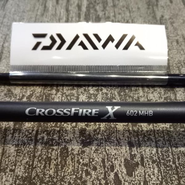 Antena Pancing Daiwa Joran Daiwa CROSSFIRE X 602MHB-SD 10-20lb - Sambung Dua - Casting -Pancingan