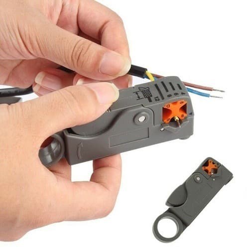 Tang Pemotong Kabel Alat Pengupas Rotary Coaxial Cable Stripper Wire Cutter Stripping Crimping Tool