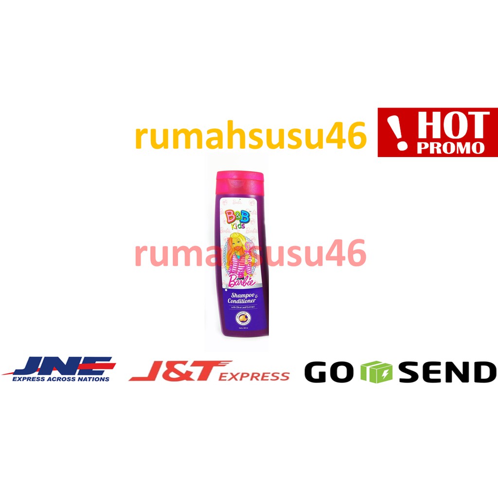 B&B Kids BnB Shampoo & Conditioner Barbie 180ml