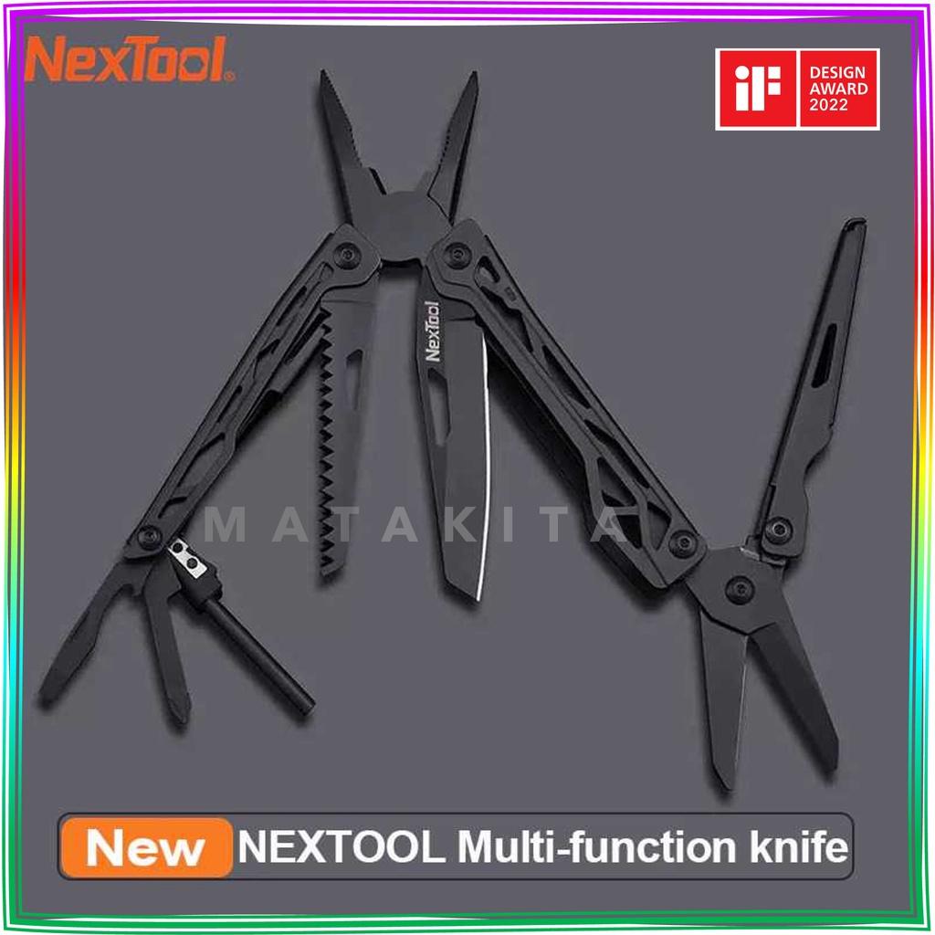 Alat Teknik Hiking Camping Travel Outdoor NEXTOOL 10 In1 Tools Multifunctional Tools Survival Kit