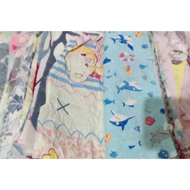 KAIN PERCA KATUN SPREI KILOAN 25x25cm