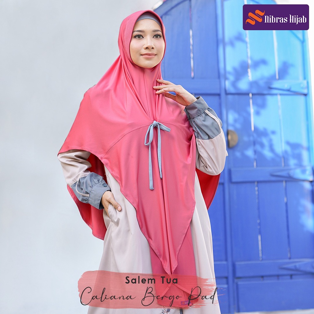 NBRS Nibras Hijab Caliana Bergo Masker