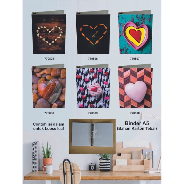 

Binder A5 / Binder Note A5 / Love / Set 2989