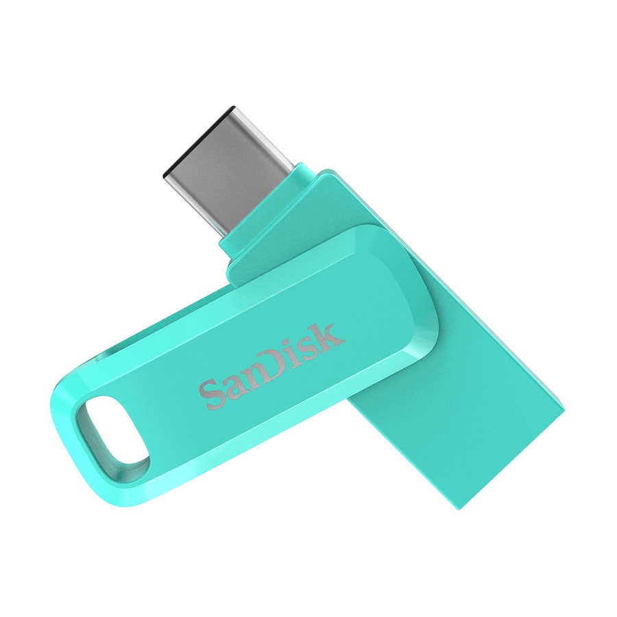 ORIGINAL SANDISK OTG TYPE C GO 64GB DUAL DRIVE FLASHDISK / USB 3.1 GREEN