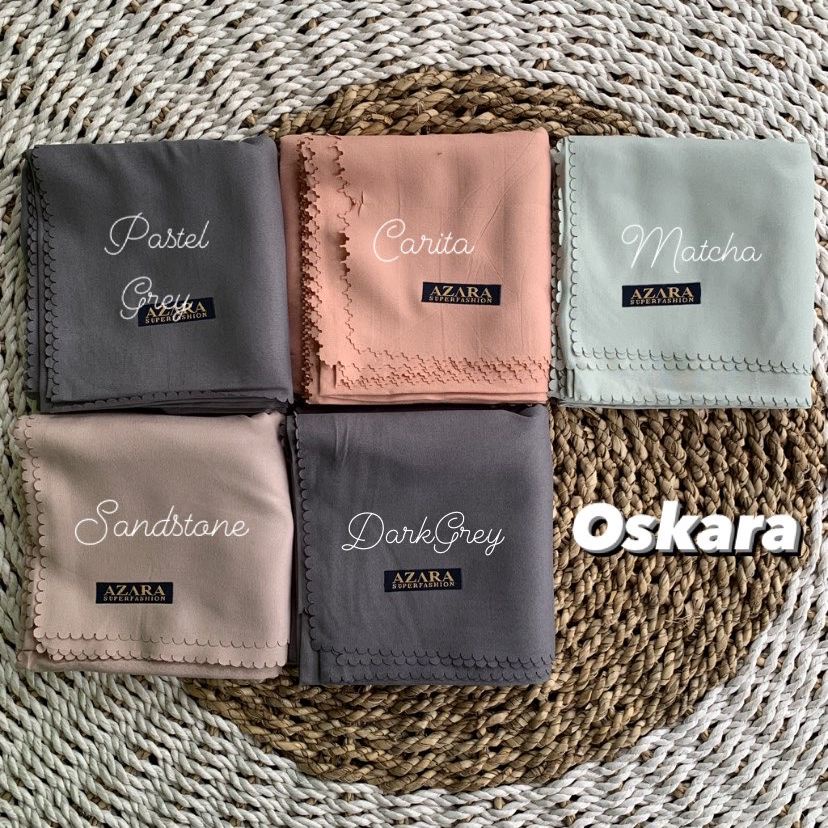 Jilbab Segi empat OSKARA by Azara part 2-MATCHA oskara