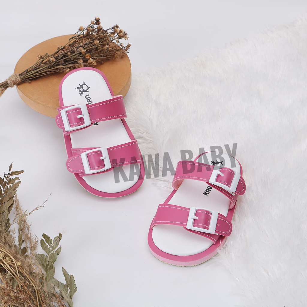 Sandal bayi perempuan premium ban 2 gesper ring