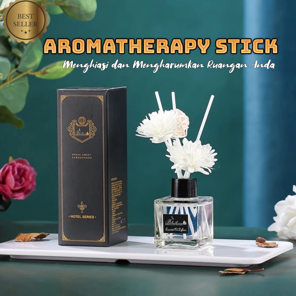 BESTSELLER Pengharum Pewangi Ruangan Reed Diffuser Aromaterapi Stick Ruangan Aromaterapi Stik Rattan